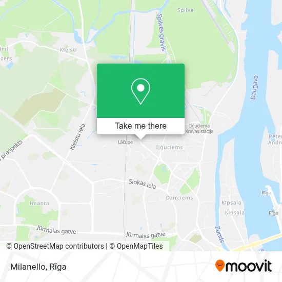 Milanello map