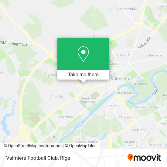 Valmiera Football Club map