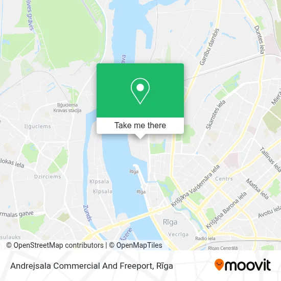 Andrejsala Commercial And Freeport map