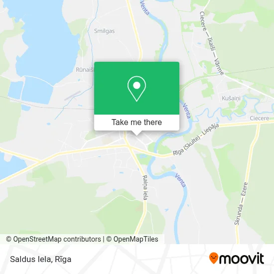 Saldus Iela map