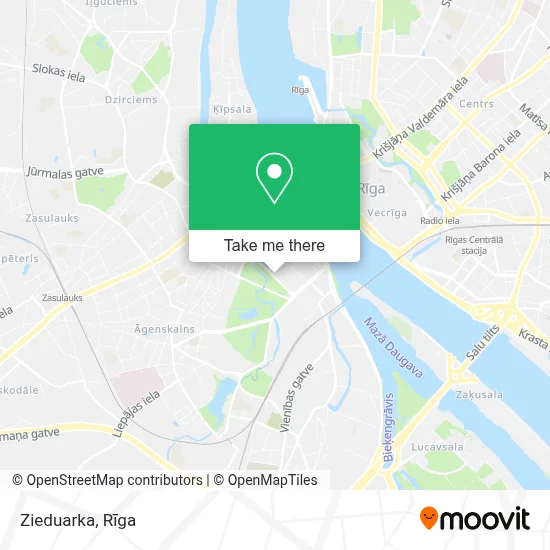 Zieduarka map