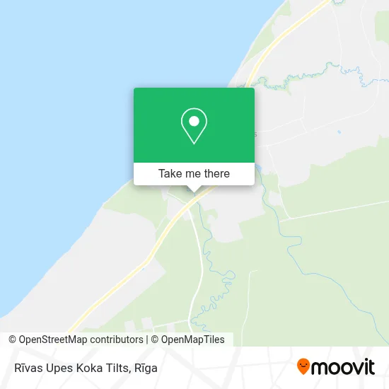Rīvas Upes Koka Tilts map