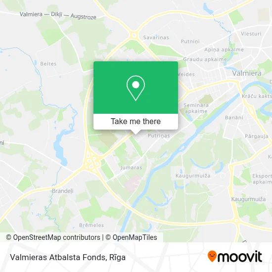 Valmieras Atbalsta Fonds map