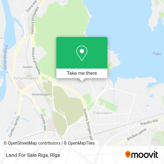 Land For Sale Riga map