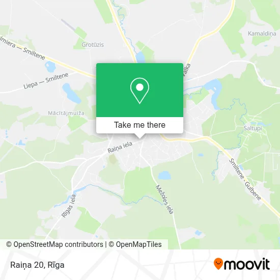 Raiņa 20 map