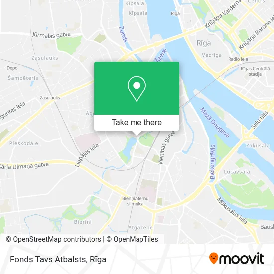 Fonds Tavs Atbalsts map