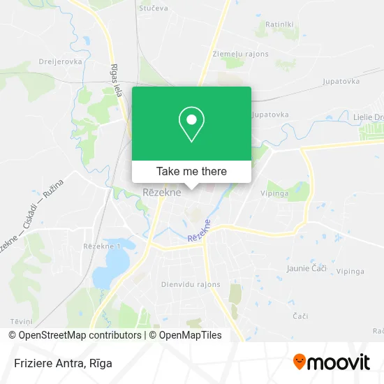 Friziere Antra map