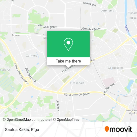 Saules Kakis map