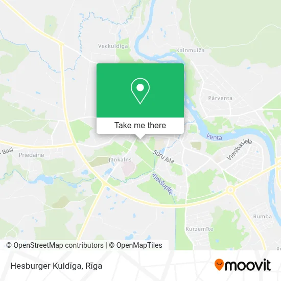 Hesburger Kuldīga map
