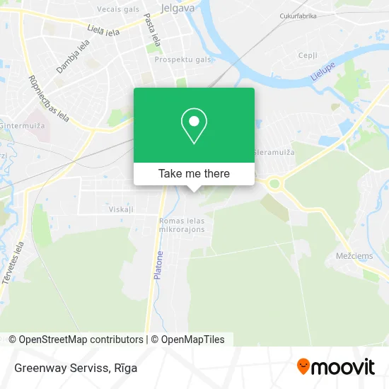 Greenway Serviss map