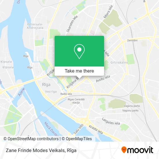 Zane Frinde Modes Veikals map