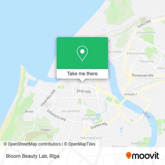 Bloom Beauty Lab map