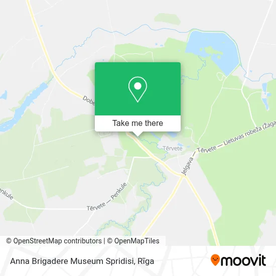 Anna Brigadere Museum Spridisi map