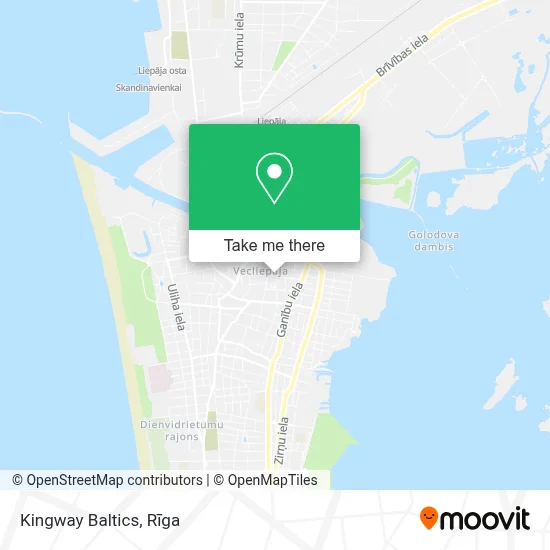 Kingway Baltics map