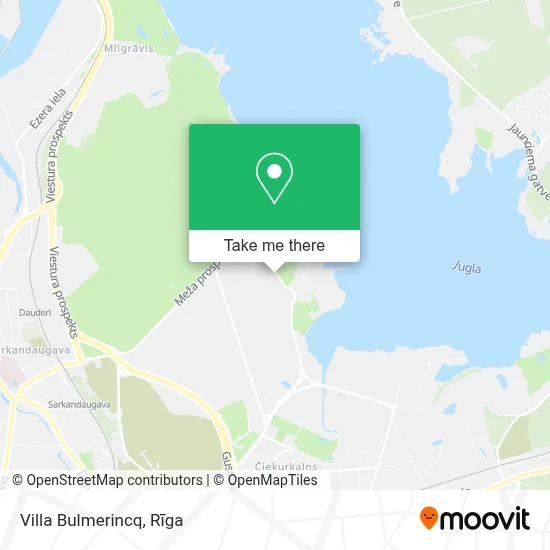 Villa Bulmerincq map