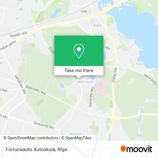 Fortunaauto Autoskola map