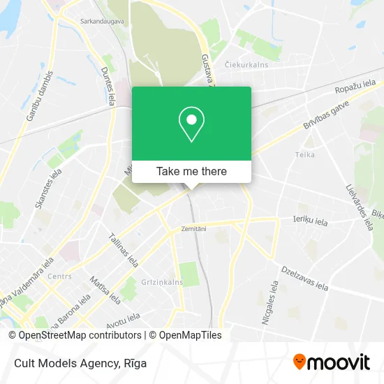 Cult Models Agency map