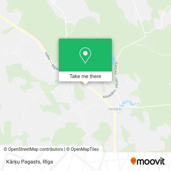 Kārķu Pagasts map