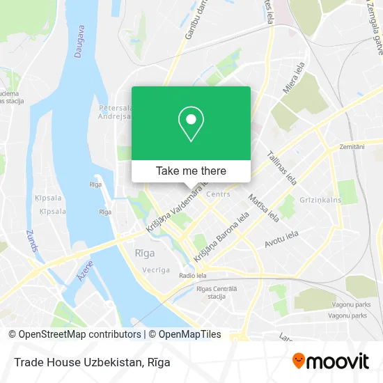 Trade House Uzbekistan map