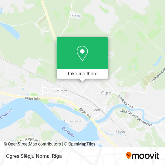 Ogres Slēpju Noma map