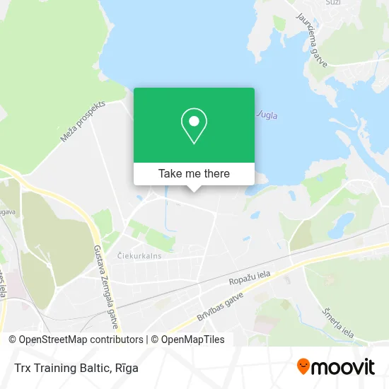 Trx Training Baltic map