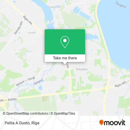 Pellia A Gusto map