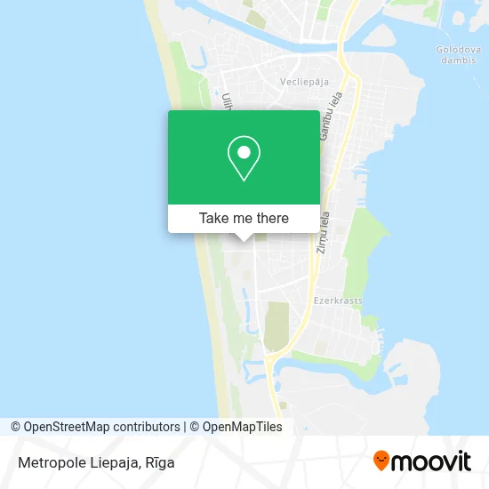 Metropole Liepaja map