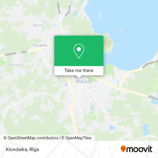 Klondaika map