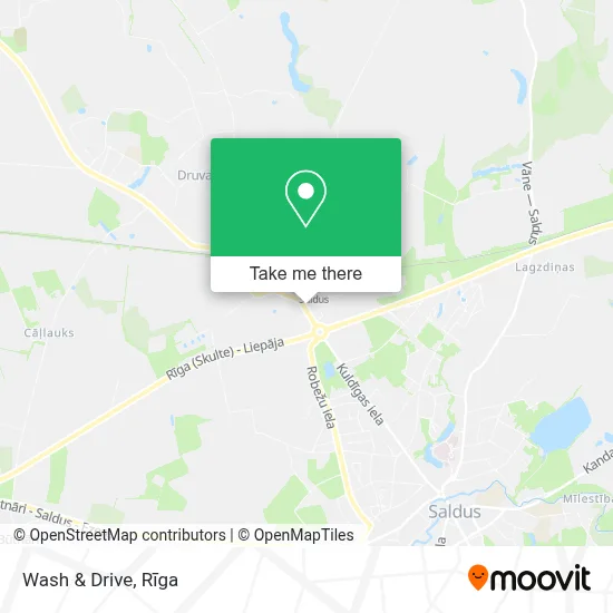 Wash & Drive map