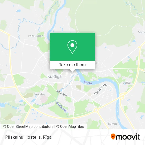 Pilskalnu Hostelis map