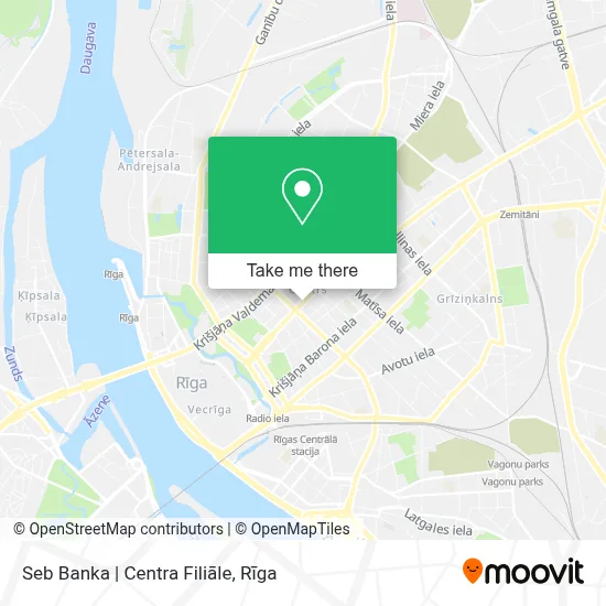 Seb Banka | Centra Filiāle map