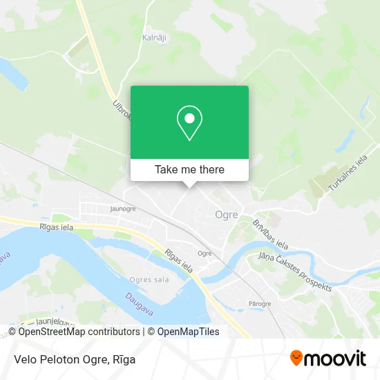 Velo Peloton Ogre map