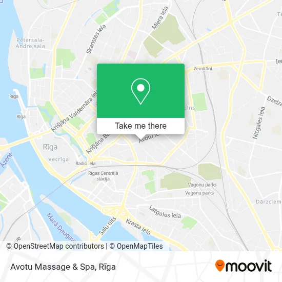 Avotu Massage & Spa map