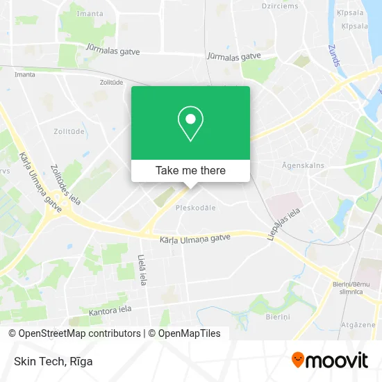 Skin Tech map