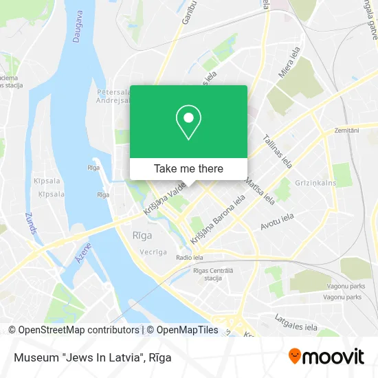 Museum "Jews In Latvia" map