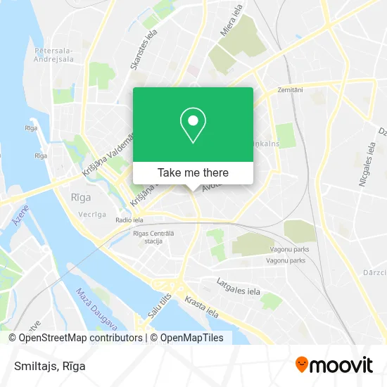 Smiltajs map