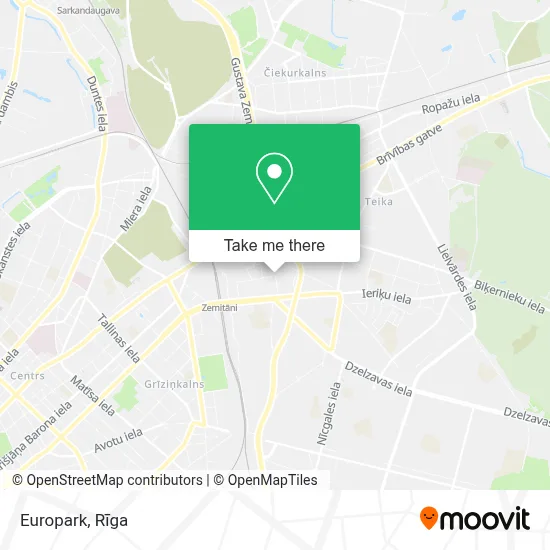 Europark map