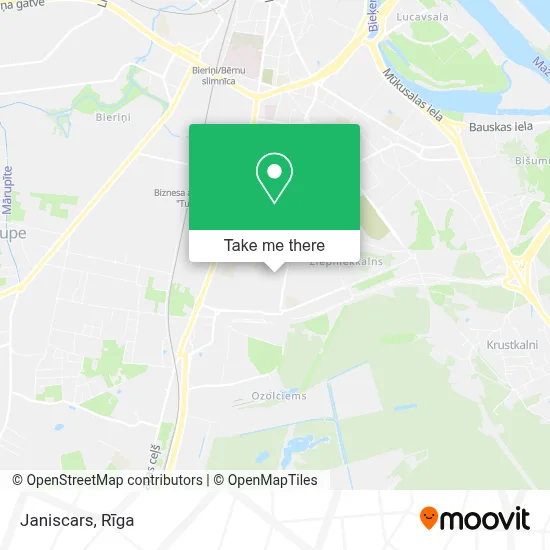Janiscars map