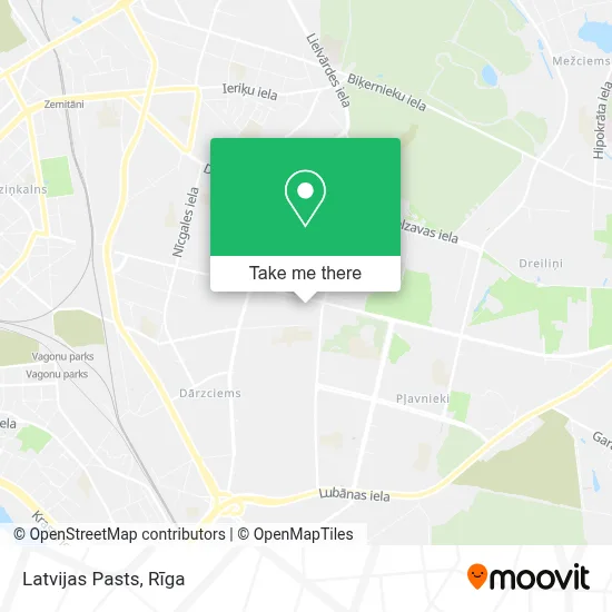 Latvijas Pasts map