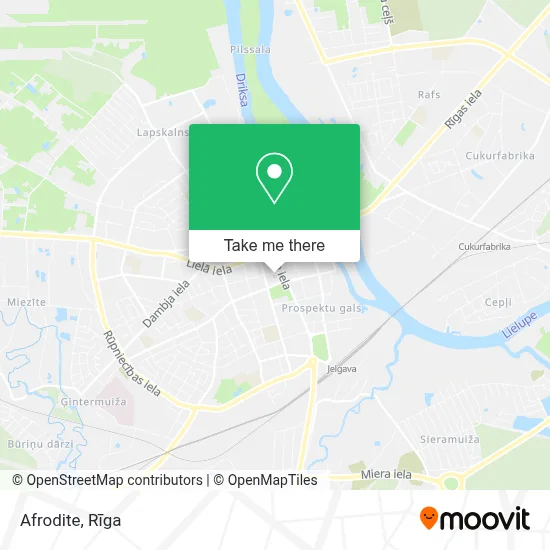 Afrodite map