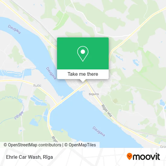 Car Wash Ehrle map
