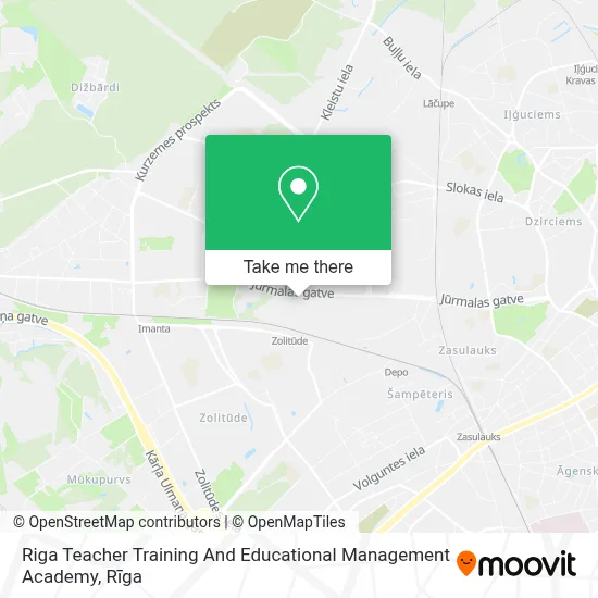 Riga Teacher Training And Educational Management Academy map