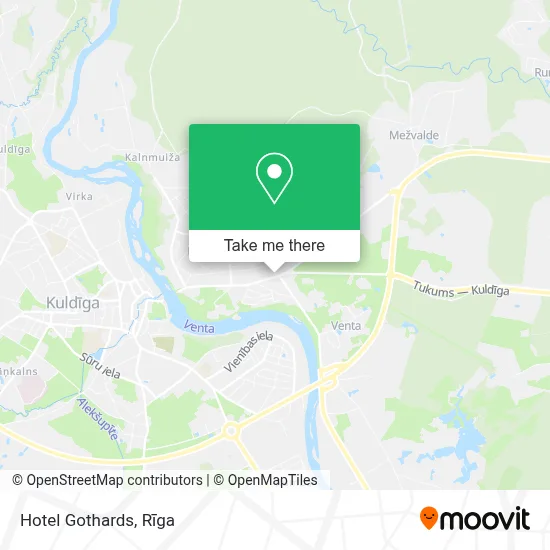 Hotel Gothards map