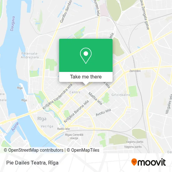 Pie Dailes Teatra map