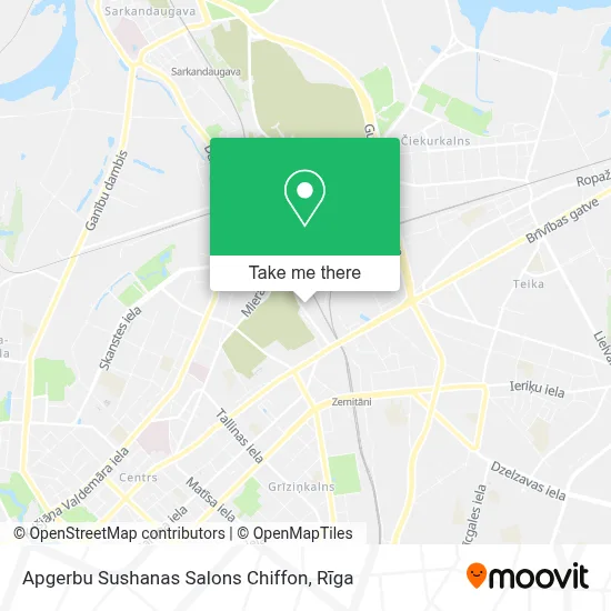 Apgerbu Sushanas Salons Chiffon map