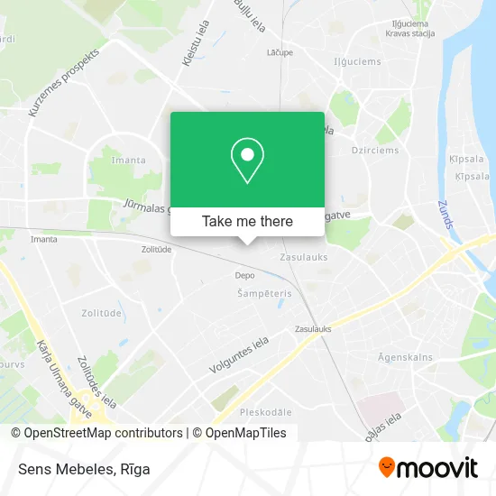 Sens Mebeles map