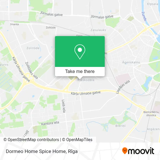 Dormeo Home Spice Home map