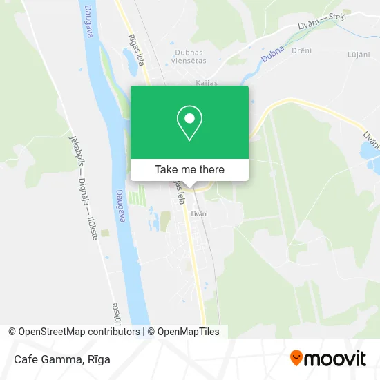 Cafe Gamma map