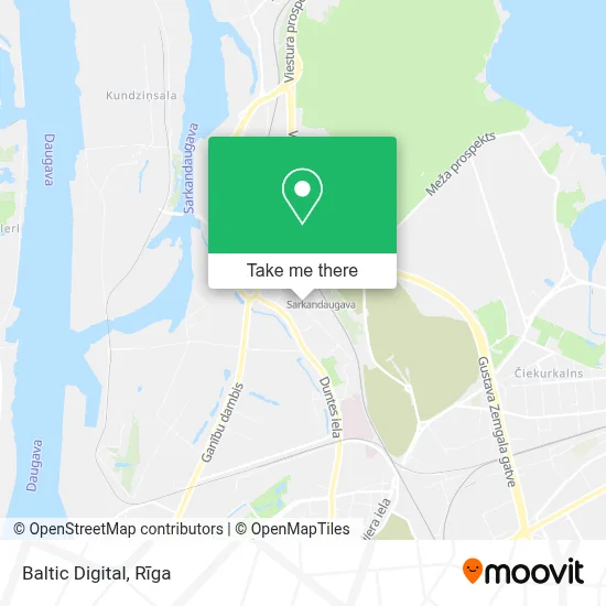 Baltic Digital map