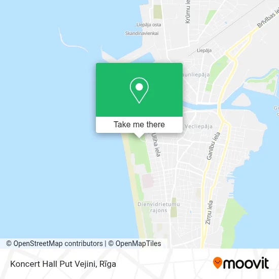 Koncert Hall Put Vejini map